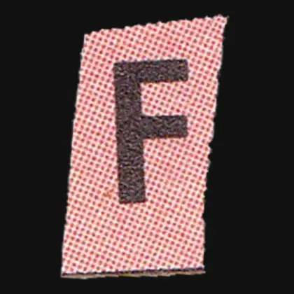 Letter f variant 1